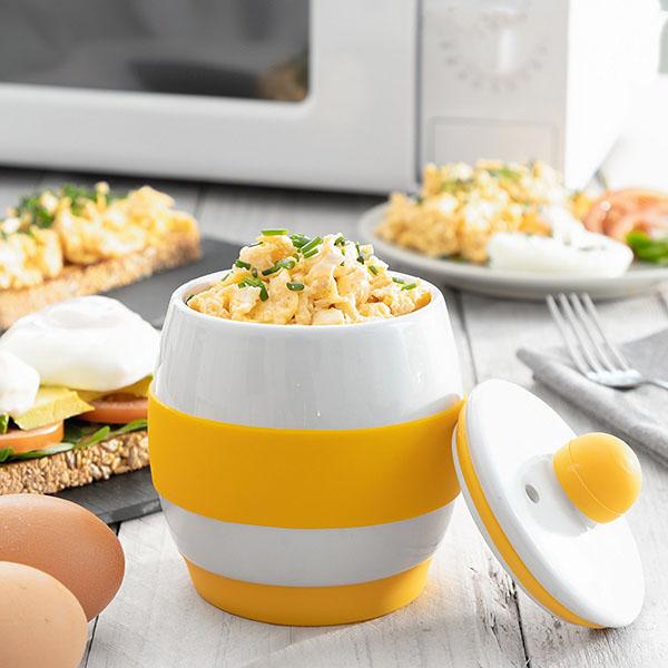 Cuecehuevos para Microondas con Recetario Boilegg InnovaGoods 