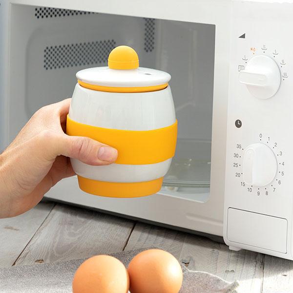 Innovagoods bb_V0101051 Cuecehuevos Para Microondas Con Recetario Boilegg,  Blanco : : Hogar y cocina